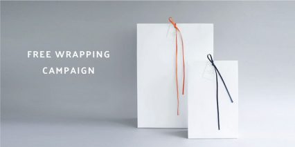 FREE WRAPPING CAMPAIGN / 無料ラッピングキャンペーンのお知らせ