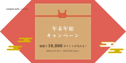 年末年始キャンペーン「抽選で10,000ポイントが当たる！」